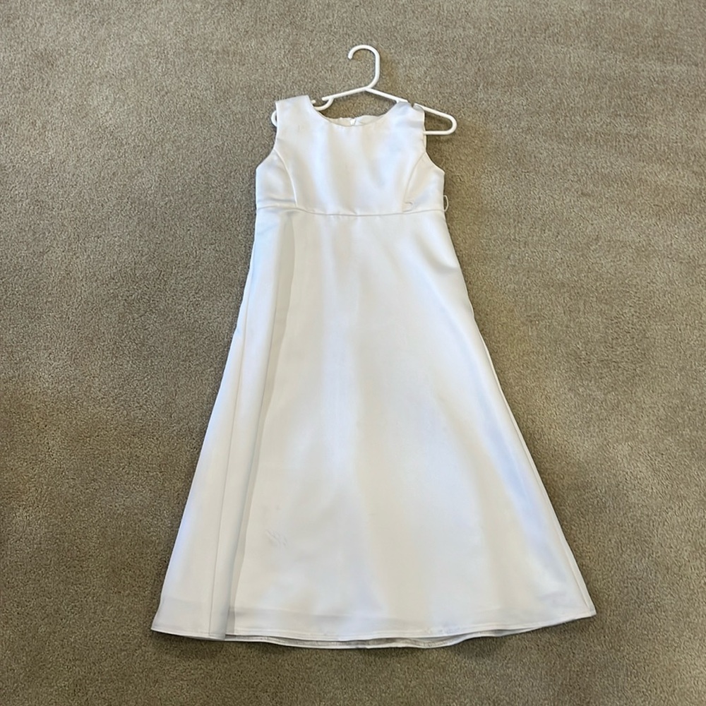 US Angels Ivory Flower Girl Dress